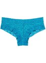 Victoria's Secret modré krajkové brazilky Lacie Cheeky Panty