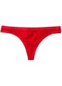 Victoria's Secret červené strečové bavlněné tanga kalhotky Stretch Cotton Thong Panty