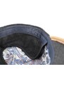 Kšiltovka zimní šedá vlněná s koženým kšiltem (ušní klapky) - Fiebig