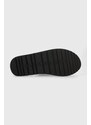 Pantofle Calvin Klein Jeans PREFRESATO CRISSCROS BADGE STORY pánské, černá barva, YM0YM00641