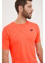 Běžecké tričko New Balance Q Speed oranžová barva