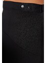 Trendyol Curve Black Knitted Skirt With Button Detailed Ruffles