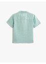 Koton Linen Blend Shirt Short Sleeve