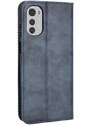Pouzdro MFashion Motorola Moto E32 - modré - Vintage