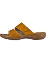 Pantofle RIEKER 60812-68 žlutá