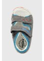 Dětské semišové sandály Primigi šedá barva