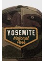 Bavlněná baseballová čepice American Needle Yosemite National Park zelená barva