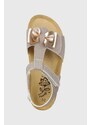 Dětské sandály Primigi zlatá barva