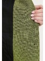 Plátěná bunda MICHAEL Michael Kors zelená barva, jednořadá, hladká