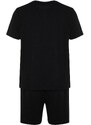 Trendyol Black Regular Fit Pajamas Set