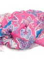 Blaire Dámský šátek Lissa s motivem květů růžový