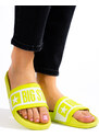 BIG STAR SHOES Women's yellow Big Star slippers ll274742