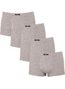 4PACK pánské boxerky S.Oliver šedé (MH-35H-41011828)