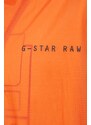 Bunda G-Star Raw pánská, oranžová barva, přechodná, oversize