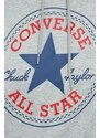 Mikina Converse šedá barva, s kapucí, s potiskem, 10025469.A03-VINTAGEGRE