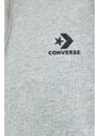 Mikina Converse šedá barva, s kapucí, melanžová, 10023874.A02-VINTAGEGRE