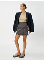 Koton Slit Detailed Mini Skirt