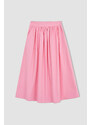 DEFACTO A Cut Maxi Poplin Skirt