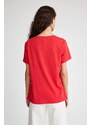 DEFACTO Regular Fit Crew Neck Short Sleeve T-Shirt