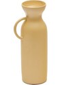 Hořčicově žlutá kovová váza Kave Home Pelras 25 cm