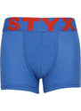 Dětské boxerky Styx sportovní guma modré (GJ967) 6-8 let