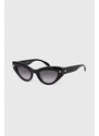 Sluneční brýle Alexander McQueen AM0407S dámské, černá barva