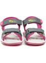 Wojtylko 1S23727F šedo růžové dětské sandálky