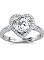Royal Fashion stříbrný pozlacený prsten MR020