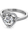 Royal Fashion stříbrný pozlacený prsten MR020