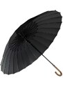 Malatec 19367 Deštník holový 24 drátů, 124 cm černý
