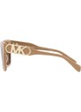 Sluneční brýle Michael Kors EMPIRE SQUARE dámské, béžová barva, 0MK2182U