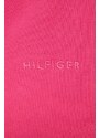 Mikina Tommy Hilfiger dámská, růžová barva, hladká