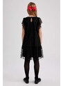 DEFACTO Girl Short Sleeve Tulle Dress