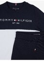 Tommy Hilfiger Sada klučičího trička a kraťasů v bílé a tmavě modré barvě Tommy Hilf - Kluci