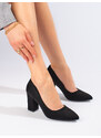 Black women's pumps on the Shelovet post