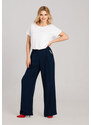 Look Made With Love Woman's Trousers 249 Odyseusz Navy Blue