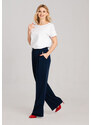 Look Made With Love Woman's Trousers 249 Odyseusz Navy Blue