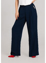 Look Made With Love Woman's Trousers 249 Odyseusz Navy Blue