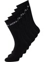 JACK & JONES Ponožky černá / bílá