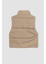 DEFACTO lim Fit Stand Collar Crop Vest