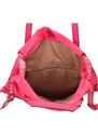 Paolo Bags Praktický dámský batoh Dunero, výrazná růžová