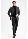 DEFACTO Slim Fit Lined Blazer Jacket