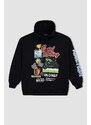 DEFACTO Coool Oversize Fit Hoodie Printed Sweatshirt