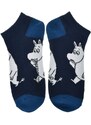 NordicBuddies Finsko Kotníkové ponožky Moomin 40-45 dark blue