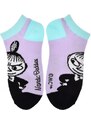 NordicBuddies Finsko Kotníkové ponožky Moomin Little My 36-42 violet