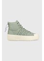 Kecky adidas Originals Nizza Bonega X W dámské, zelená barva, HQ6042-SILGRN/BLK