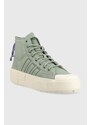 Kecky adidas Originals Nizza Bonega X W dámské, zelená barva, HQ6042-SILGRN/BLK