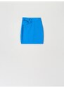 Sinsay - Mini sukně s ozdobným vázáním - světle modrá