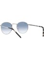 Sluneční brýle Ray-Ban NEW ROUND stříbrná barva, 0RB3637