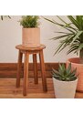 Akáciová zahradní stolička Kave Home Amel 46 cm